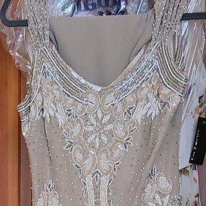 JKara Formal Chiffon Beaded Gown Mother of the Bride